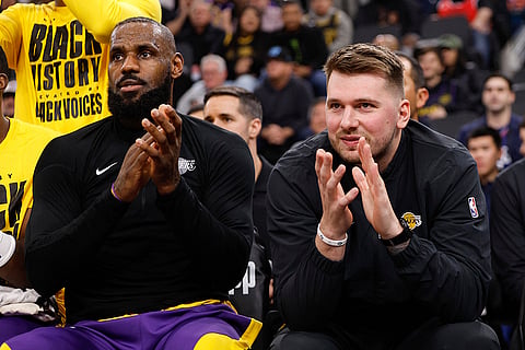 NBA 2024-25: Luka Doncic with LeBron James