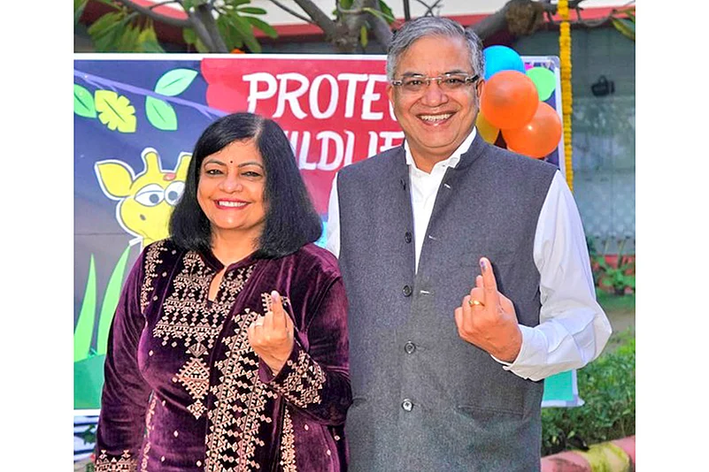 Delhi polls 2025: EC Gyanesh Kumar casts vote