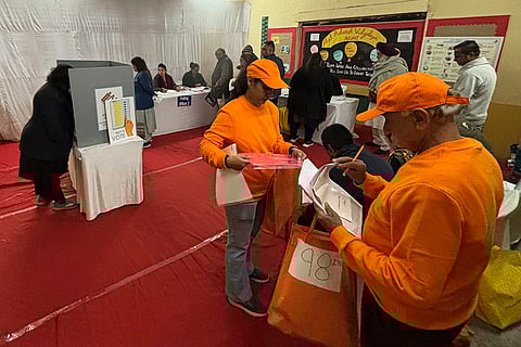 Delhi Elections 2025 Voting: People cast their votes