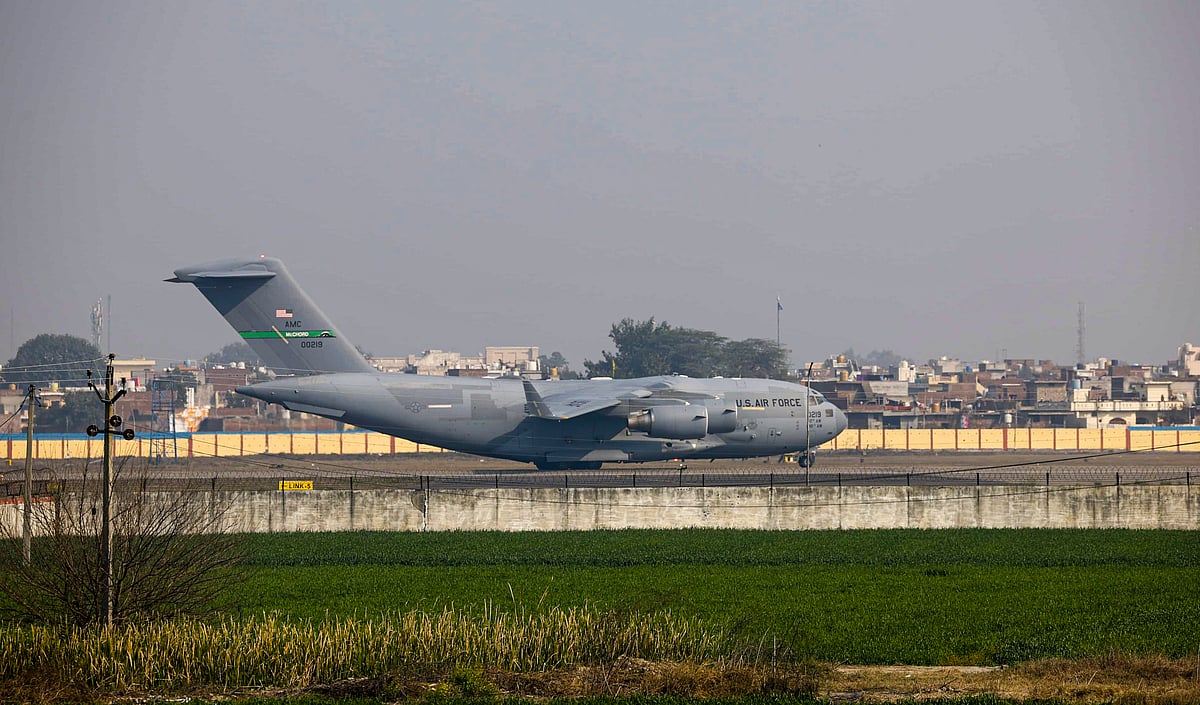 PTI : US plane carrying deported Indians lands in Amritsar