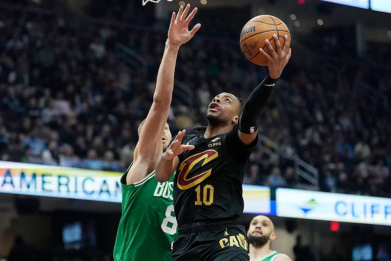NBA Basketball game Boston Celtics vs Cleveland Cavaliers: Darius Garland