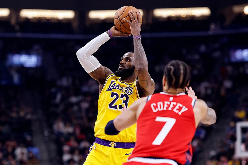 NBA basketball game Los Angeles Lakers vs Los Angeles Clippers: