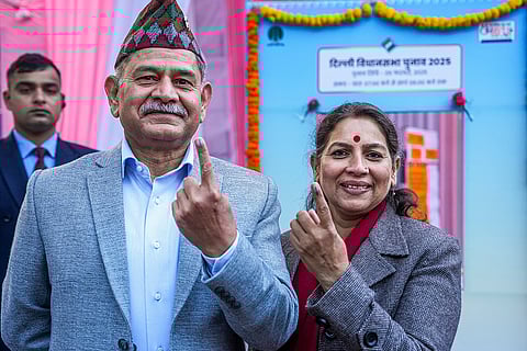 Delhi polls: Army chief Gen Dwivedi casts vote