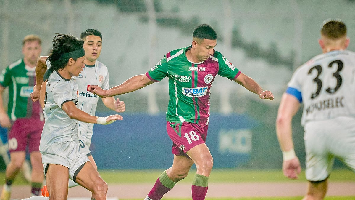 Photo: X | Mohun Bagan Super Giant : Mohun Bagan Super Giant Vs Punjab FC, ISL 2024-25.