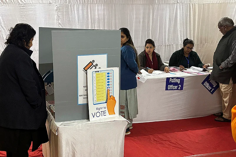 Delhi Assembly election 2025 voting photos: