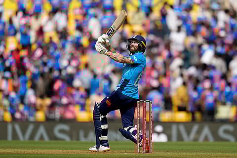 IND Vs ENG 1st ODI: England's Phil Salt hits a six