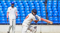 | Photo: X/BCCI Domestic : File photo of Karun Nair in action in Ranji Trophy for Vidarbha.