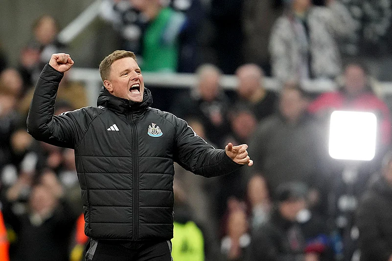 League Cup soccer semi final Newcastle United vs Arsenal match: Eddie Howe