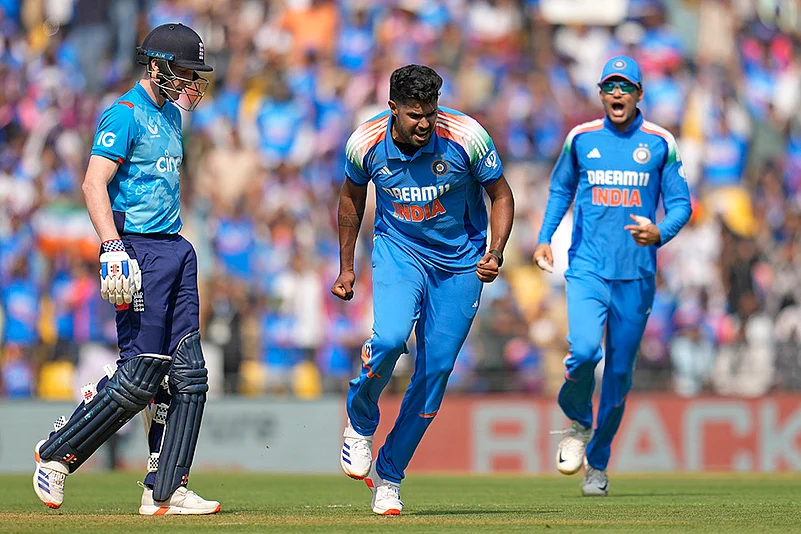 India England Cricket IND Vs ENG 1st ODI photos from Nagpur: Harshit Rana