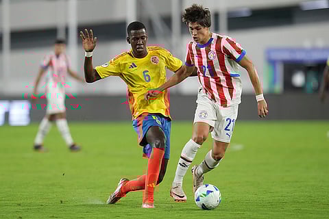 South American U-20 Championship Soccer Match: Colombia vs Paraguay