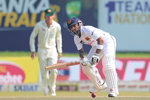 SL vs AUS 2nd Test Day 1: Sri Lanka's Kusal Mendis plays a shot