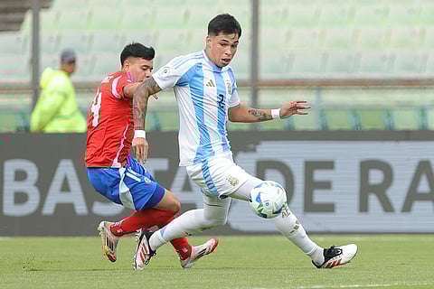 South American U20 Soccer: Chile vs Argentina