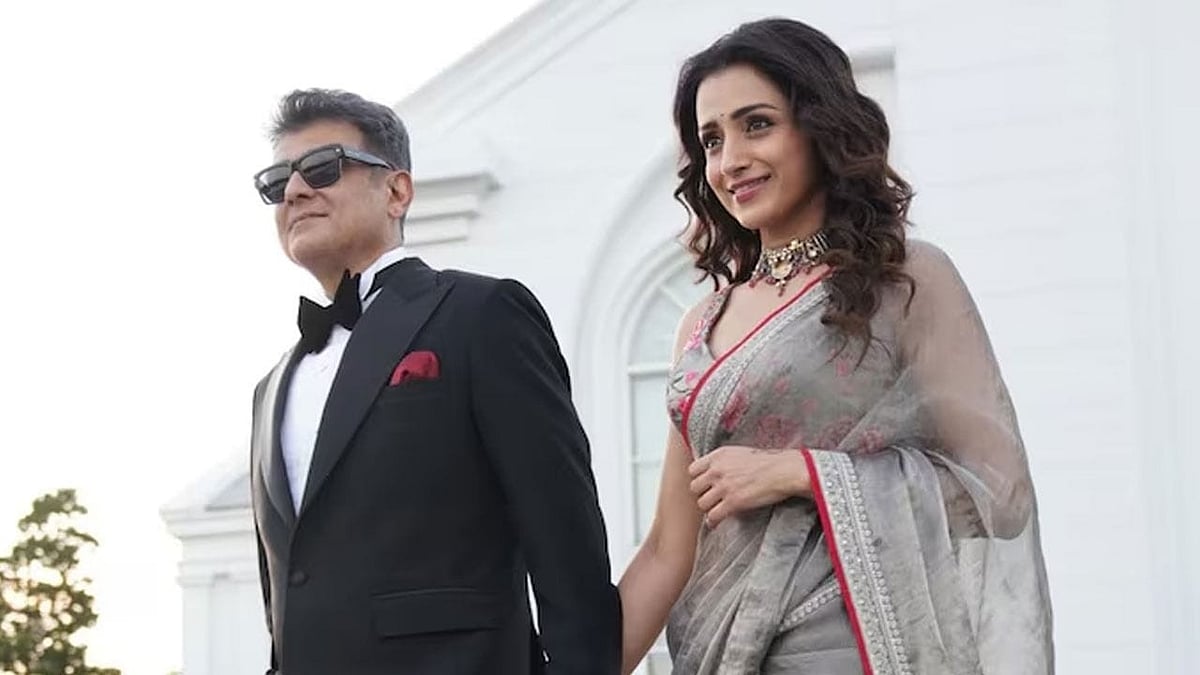 X : Ajith and Trisha in Vidaamuyarchi