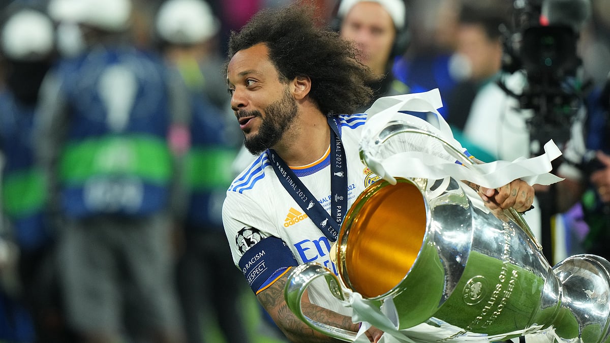 Marcelo won five Champions League titles with Real Madrid