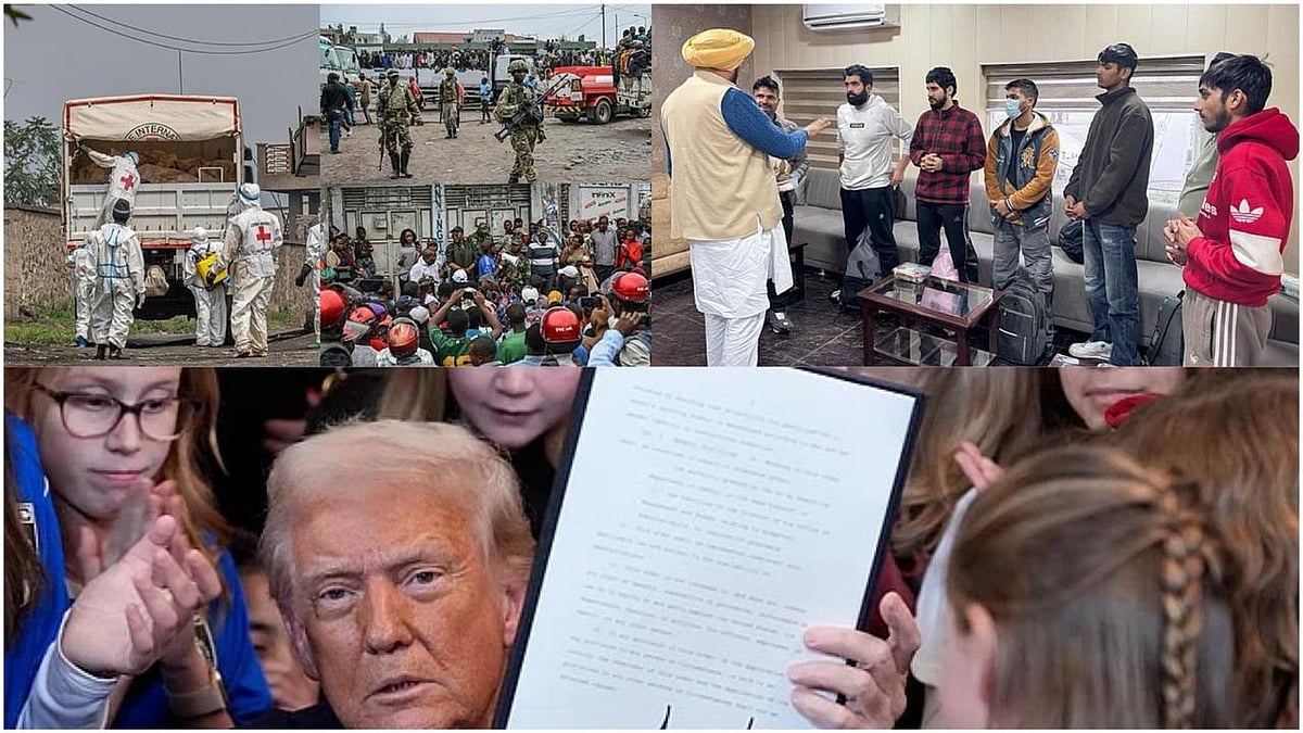 PTI/AP : February 6 News Wrap: Congo infighting, Indian deportees in Amritsar, Trump signing order 