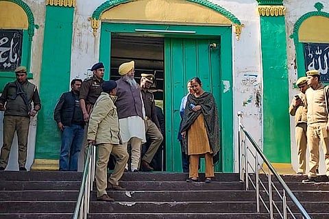 Iqbal Singh Lalpura visits Shahi Jama Masjid