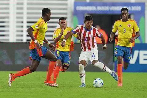 Paraguay Colombia Soccer South American U20