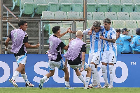 South American U-20 Championship Soccer Match: Argentina vs Chile