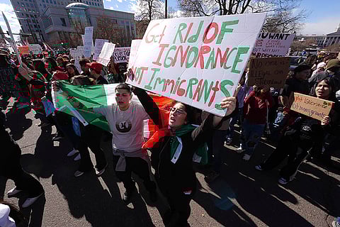 Protest against the Trump administration in Denver