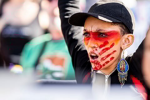 Protest against the Trump administration outside the California State Capitol