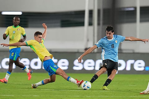 South American U-20 Championship Soccer Match: Brazil vs Uruguay
