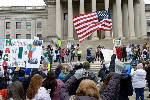 Protest outside West Virginia State Capitol