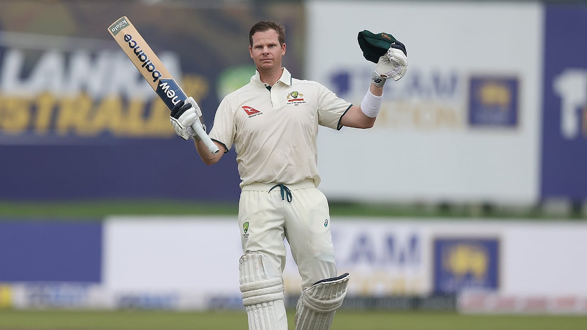 Steve Smith now has two centuries in the series in Sri Lanka