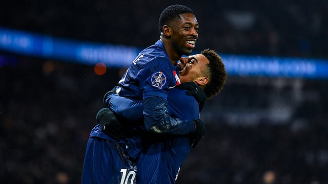 Paris Saint-Germain 4-1 Monaco, Ligue 1: Dembele, Kvaratskhelia Lead Luis Enrique's Men To Easy Win