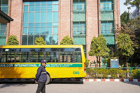 Bomb threat at a Delhi school