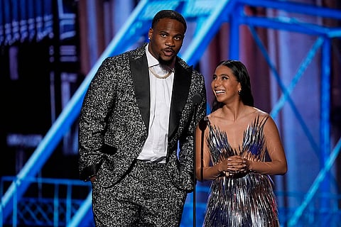 NFL Honors award show: Micah Parsons and Diana Flores presents the NFL Flag player of the year