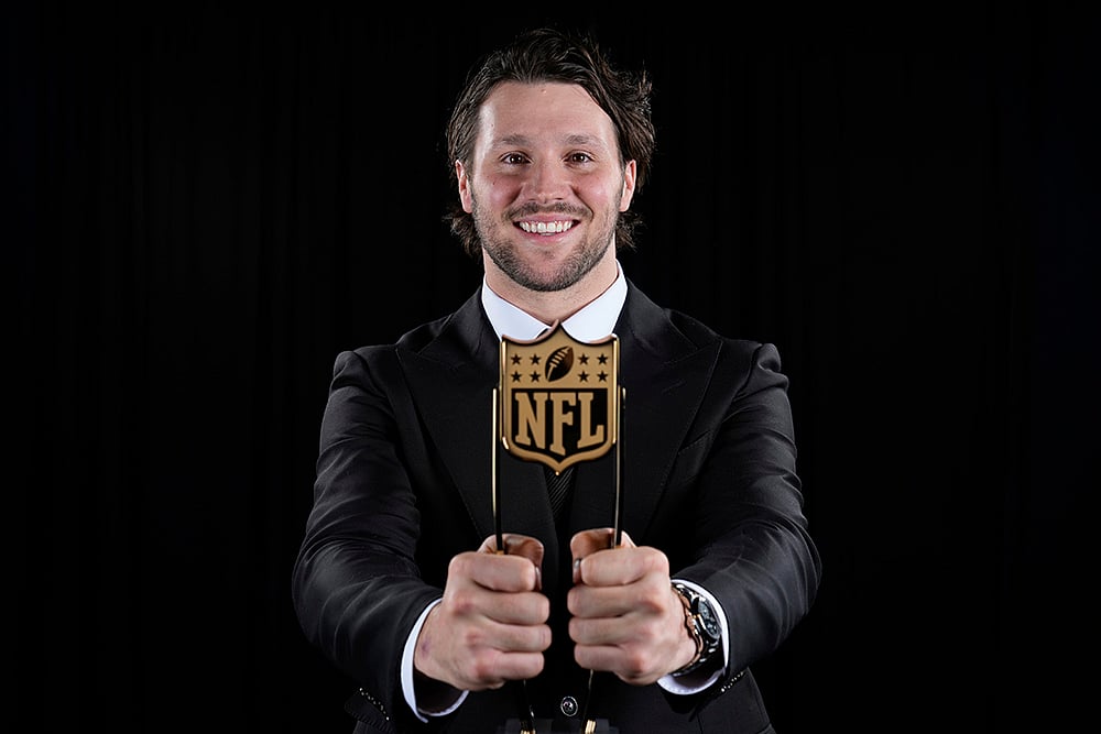 | Photo: AP/Matt York : NFL Honors award show: Buffalo Bills' Josh Allen, AP NFL Most Valuable Player