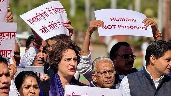 | Photo- Social Media : Indians Deported From US: Opposition Blasts Centre Over Deportees Protection Failure, Labels It 'Inhuman'
