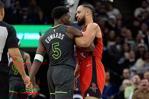 Basketball: Minnesota Timberwolves vs Houston Rockets