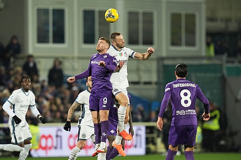 Serie A soccer match: ACF Fiorentina vs Inter Milan