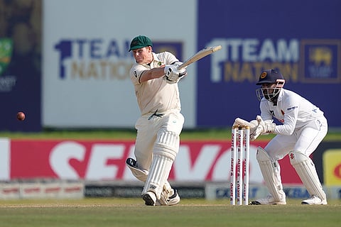 SL Vs AUS 2nd Test Day 2: Australia's Steven Smith plays a shot 