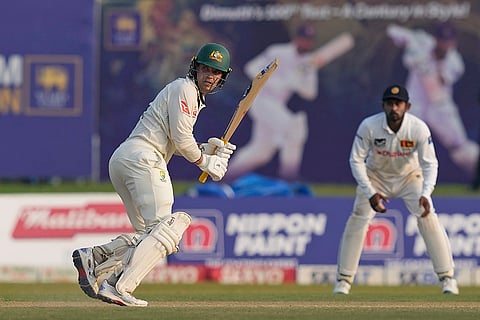 SL Vs AUS 2nd Test Day 2: Australia's Alex Carey plays a shot