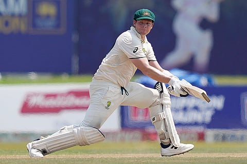 SL Vs AUS 2nd Test Day 2: Australia's Steven Smith plays a shot 