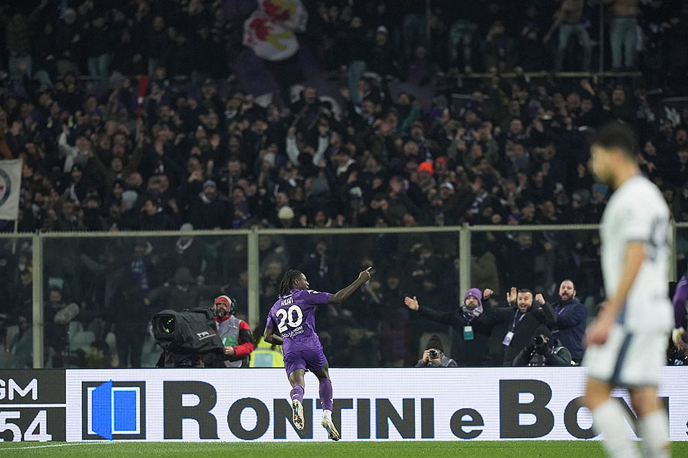 | Photo: Massimo Paolone/LaPresse via AP : ACF Fiorentina vs Inter Milan, Serie A