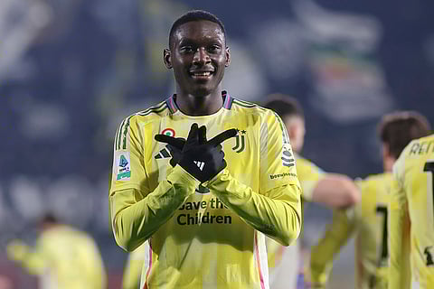 Serie A: Juventus FC's Randal Kolo Muani celebrates scoring