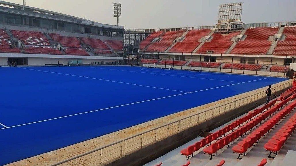 Photo: File : Hockey stadium in Odisha.