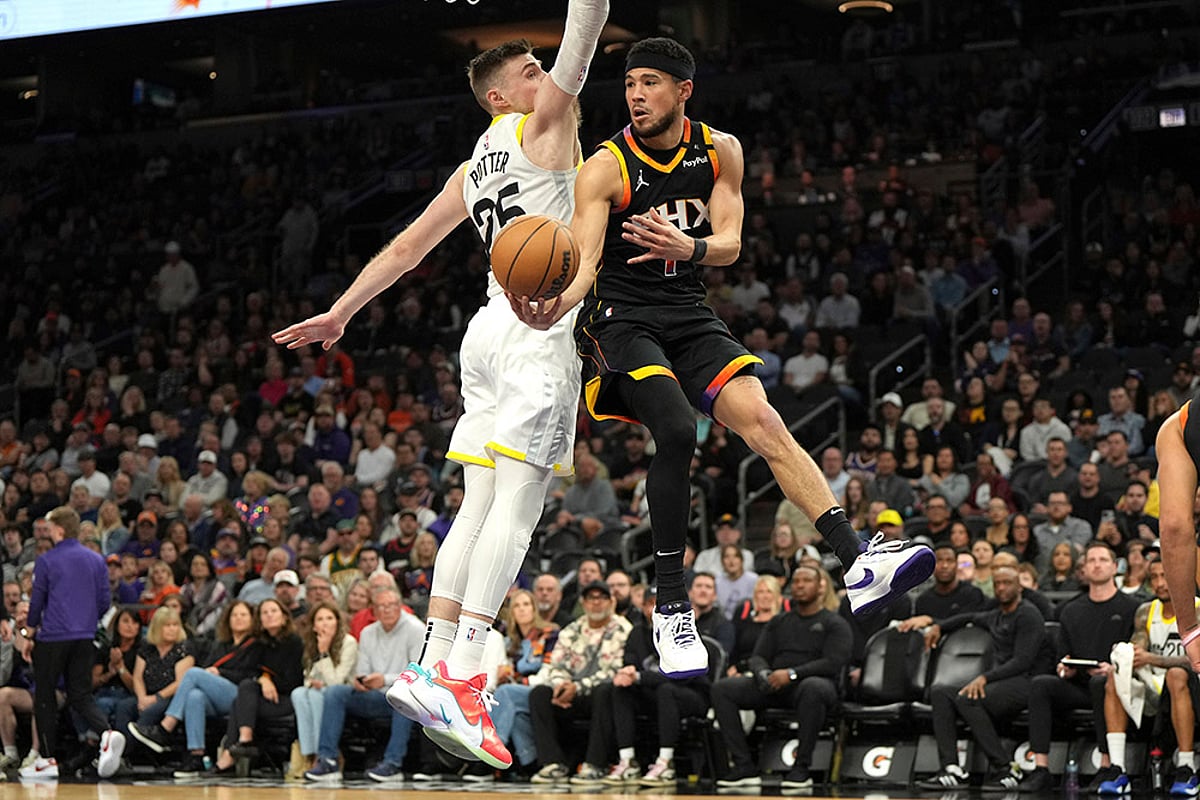 NBA Basketball game Utah Jazz vs Phoenix Suns: Devin Booker