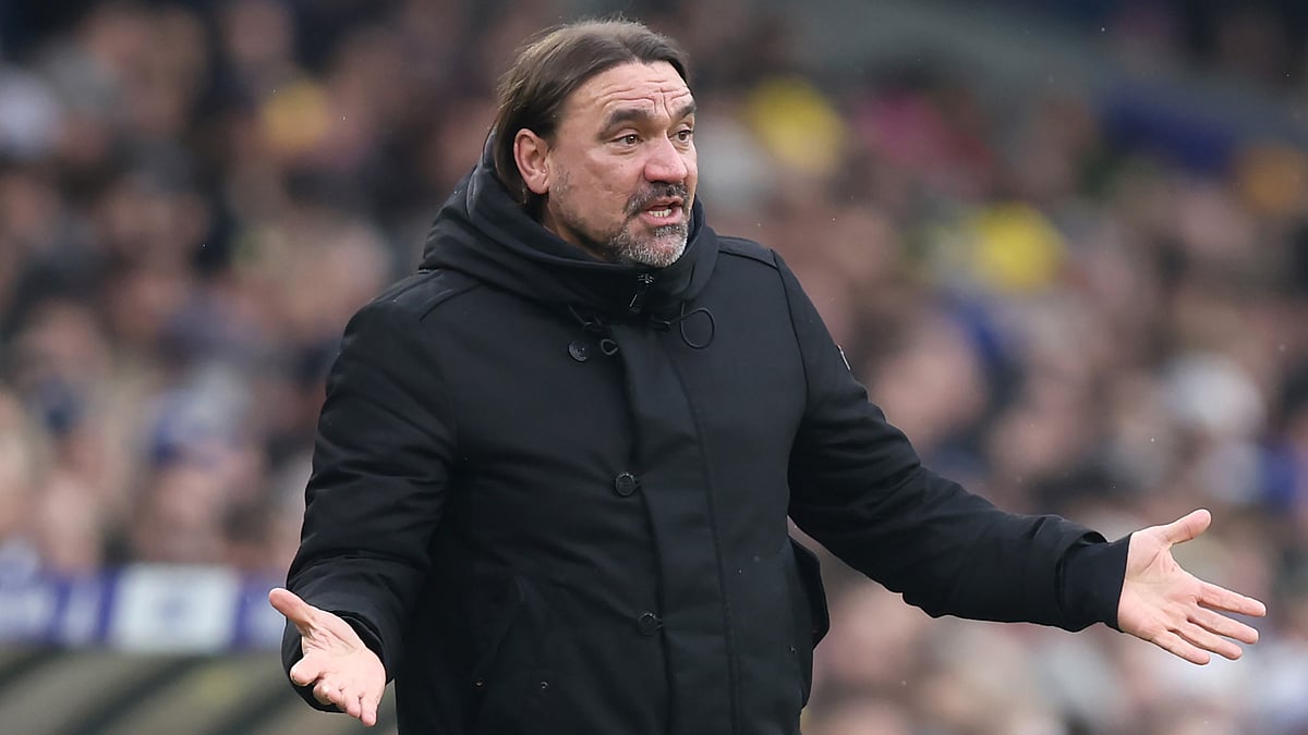 Daniel Farke during Leeds United's FA Cup defeat to Millwall - null