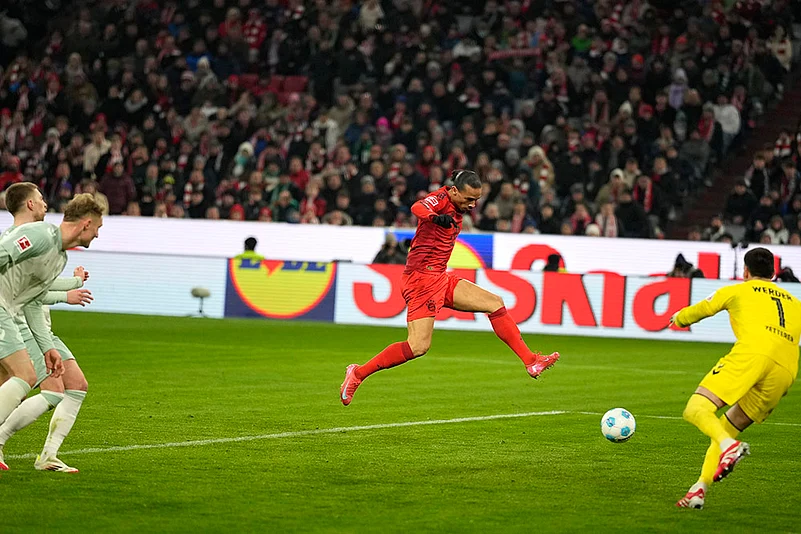 Germany Soccer Bundesliga Bayern Munich vs Werder Bremen: Leroy Sane