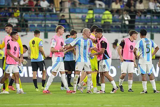 South American U-20 Championship 2025: Claudio Echeverri, Maher Carrizo's Brace Help Argentina Beat Uruguay - In Pics
