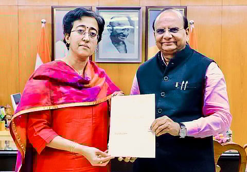 Atishi resigns