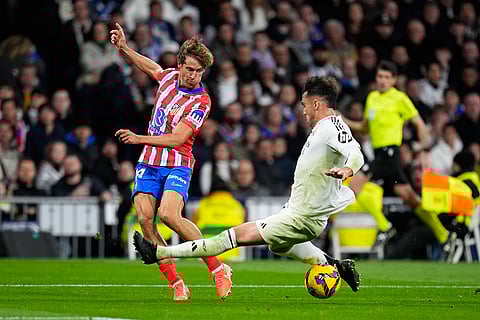 La Liga Soccer Match: Atletico Madrid vs Real Madrid