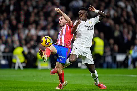 Spanish La Liga Soccer Match: Atletico Madrid vs Real Madrid