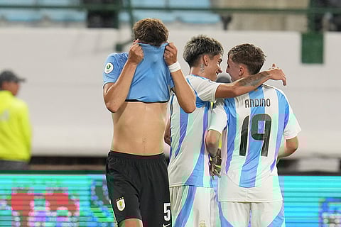Argentina Uruguay Soccer South American U20