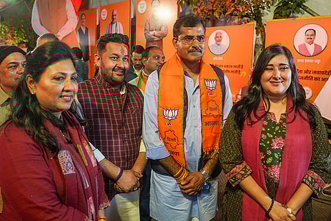 Newly-elected BJP MLAs meeting in Delhi