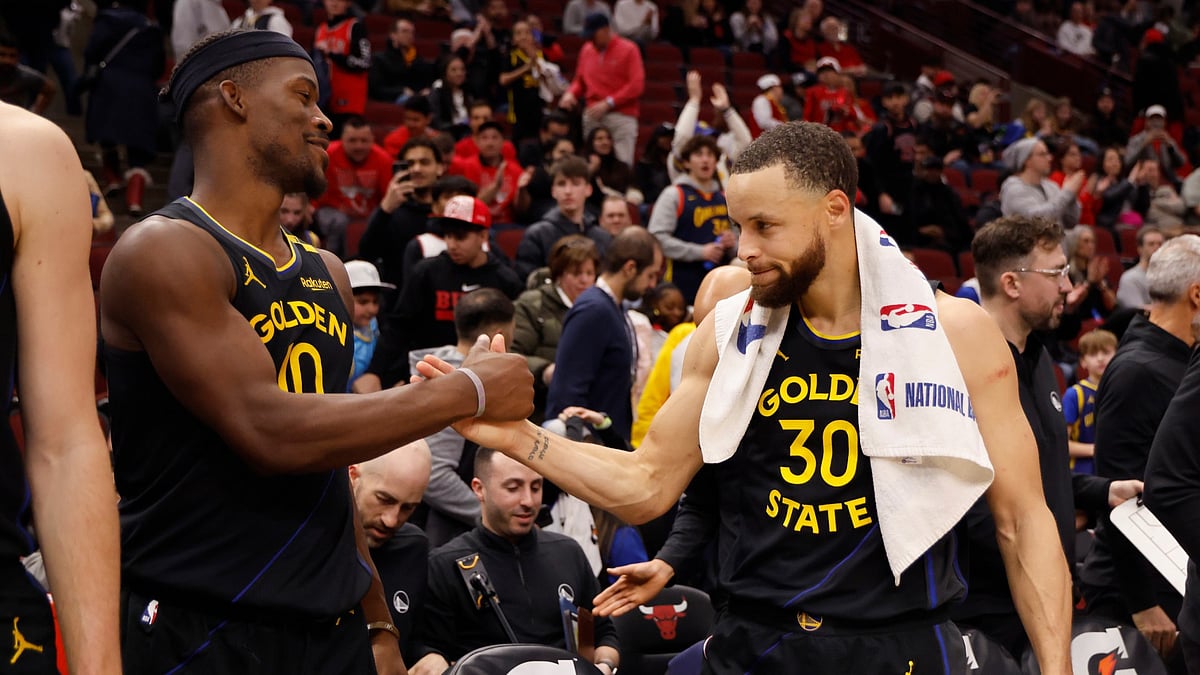 Golden State Warriors duo Jimmy Butler and Stephen Curry